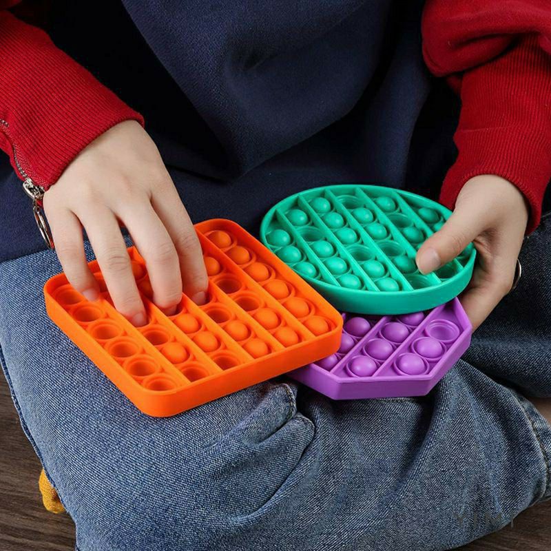 [Ready]1 mainan edukasi anak Indonesia murah pop it unicorn among us rainbow-5