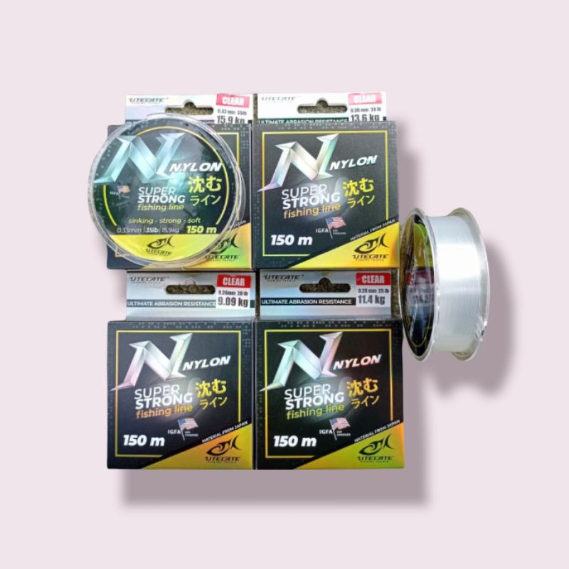 Senar Utecate Nylon N 150m Soft and Strong