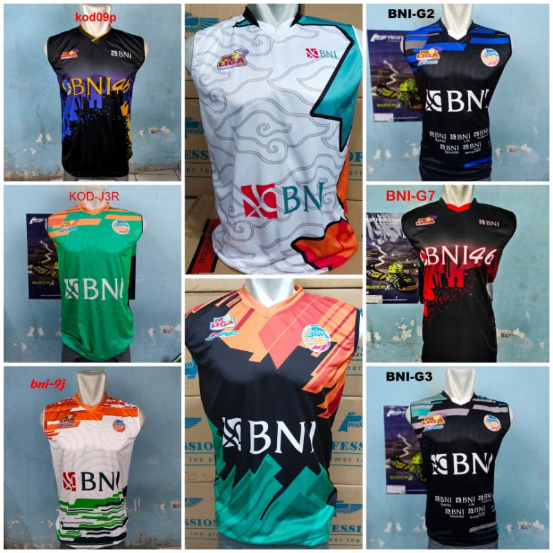 COD baju voli volly BNI singlet / baju voli volly PROLIGA SINGLET / baju volly voli BNI TERBARU