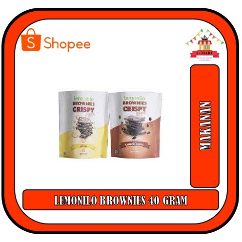 

LEMONILO BROWNIES CRISPY 40 GRAM KERING KRISPI ENAK POUCH