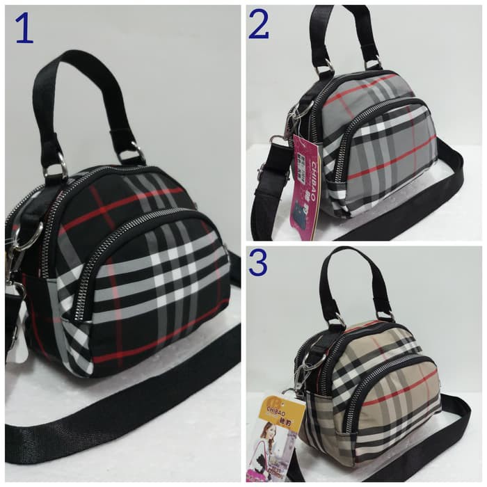 PROMO Murah TAS CHIBAO MOTIF BLUEBERRY 2in1 Bisa Selempang Dan Jinjing Mini CB701 ,