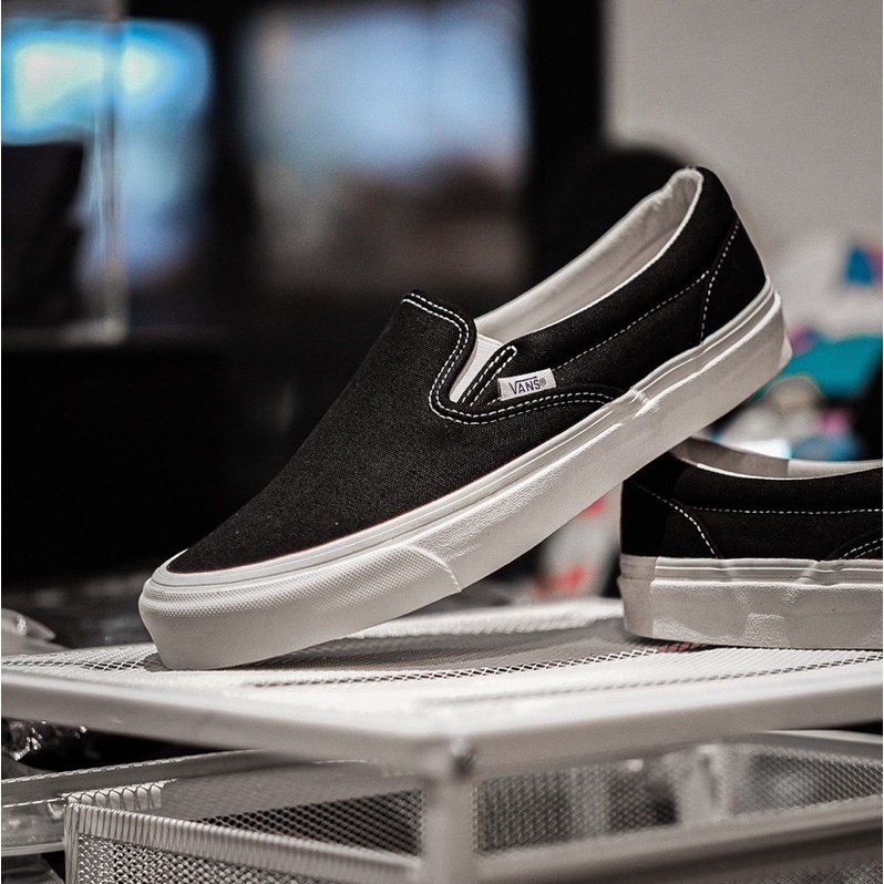 Vans Vault Slip On OG Black White Original