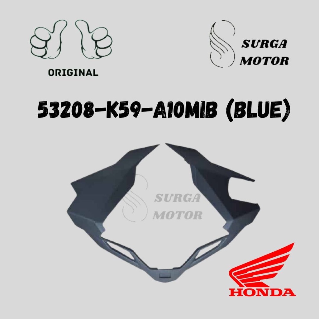 COVER SPEEDOMETER les lis speedo SPEDO BIRU BLUE VARIO 125 150 ESP ORIGINAL ORI HONDA AHM 53208-K59-