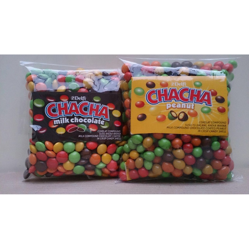 

Cokelat ChaCha Milk Chocolate, Cokelat Kacang Cemilan Kiloan/Repack 250gr, 500gr