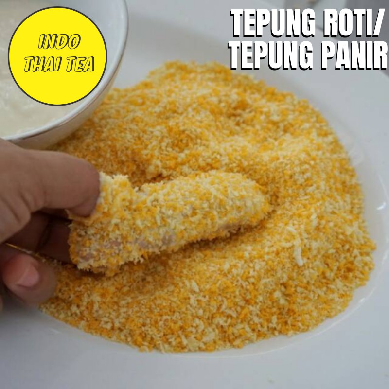 

Tepung Roti Mix 1kg 1000gr / Tepung Panko Roti / Tepung Panir / Bread Crumbs Premiun Quality