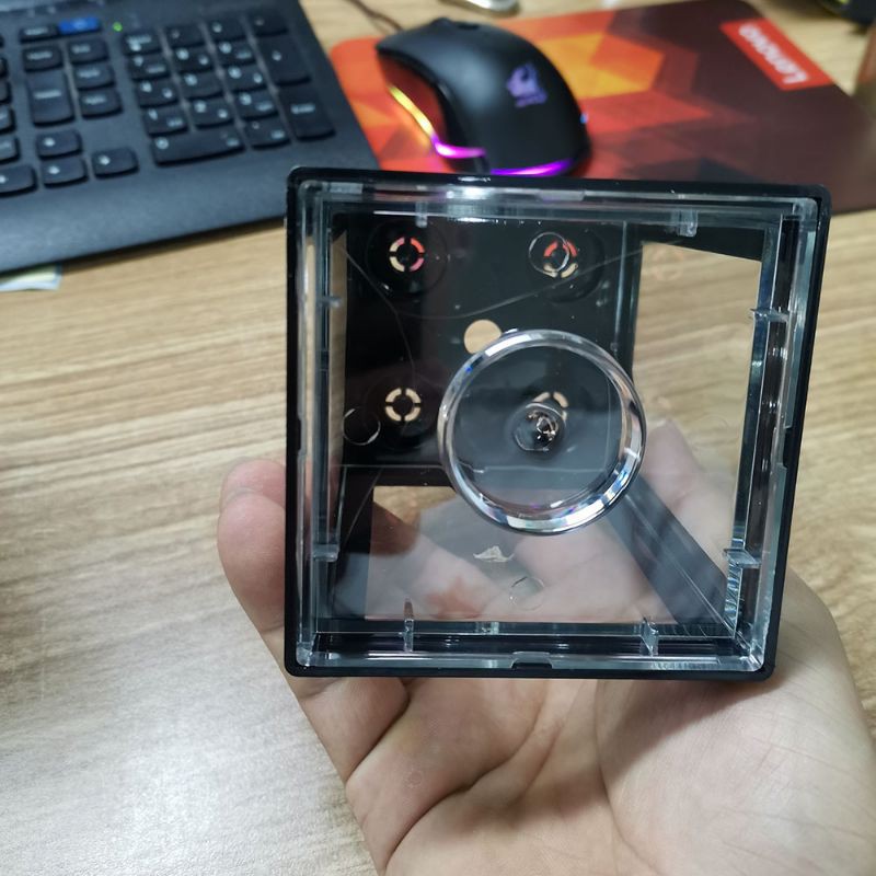 TOPINCN AQUARIUM MINI LEGO BLOCK 4 SIDE WINDOWS 8x8x11cm - TOP3