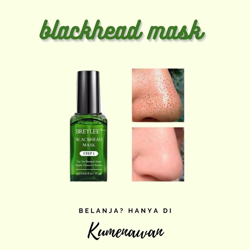 BREYLEE  STEP 1 BLACKHEAD MASK/ANGKAT KOMEDO