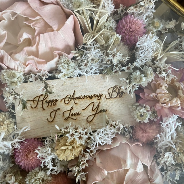 Custom tulisan di kayu