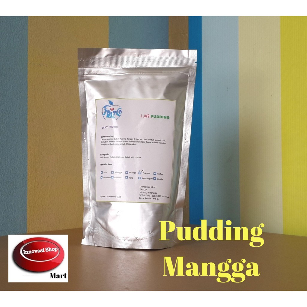 

MANGGA Pudding FRIZCO SILKY 445gr Podeng sutra Moiaa MANGO MANGGO Puding puyo serbuk tepung instan