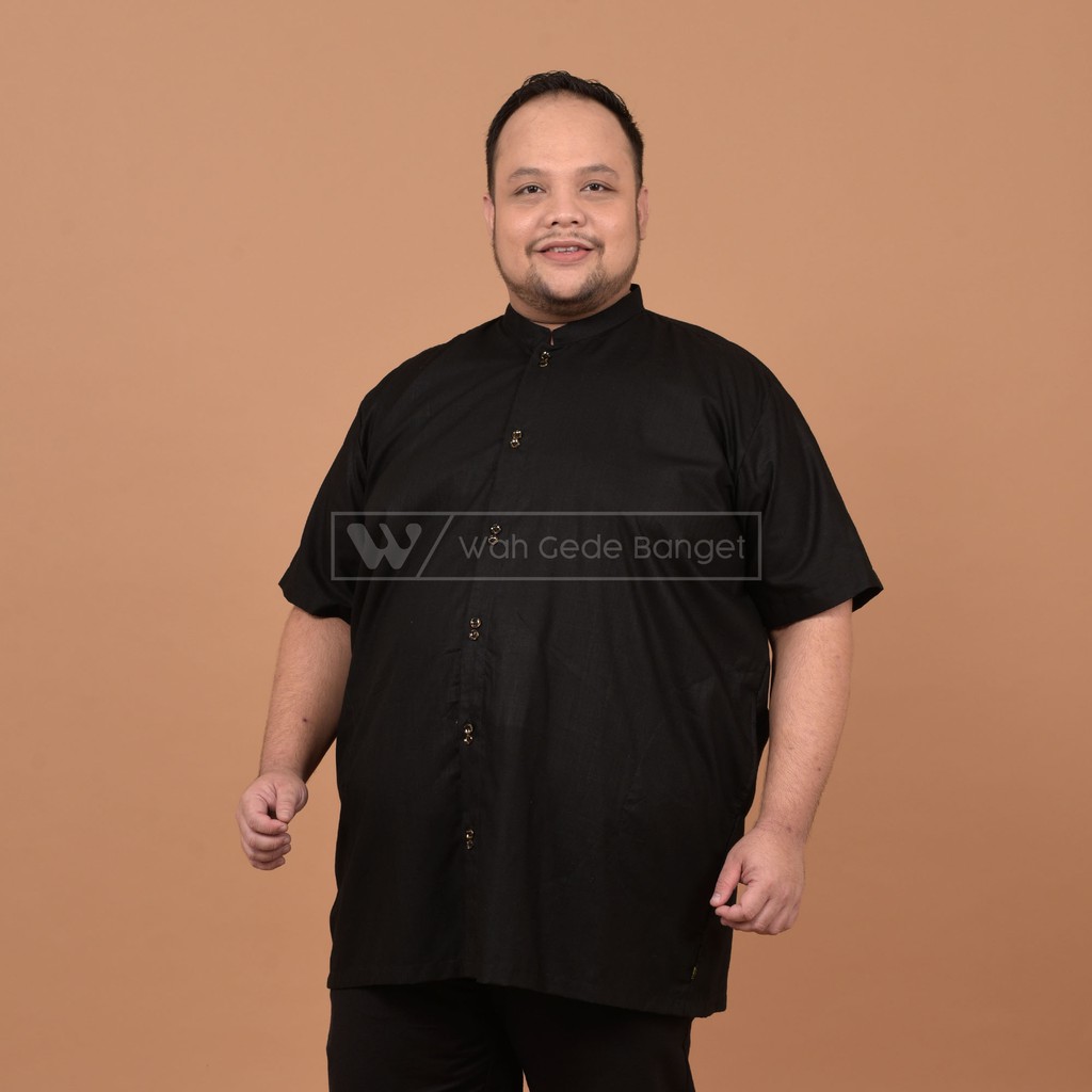 

WGB Black Nile Kemeja Koko Muslim Pria Jumbo Big Size XXL XXXL WGB