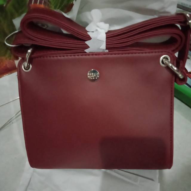 Tas aimia maroon bag sophieparis