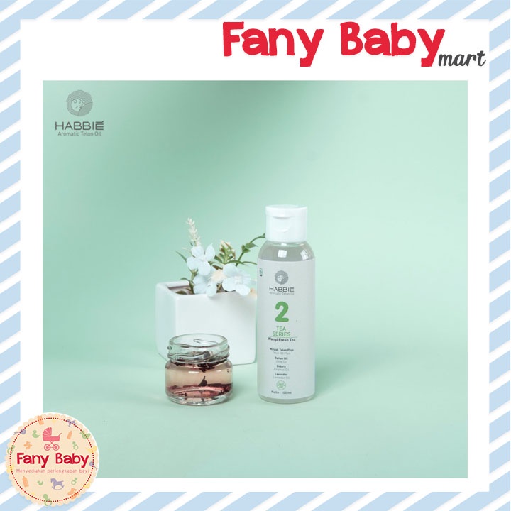 HABBIE - AROMATIC TELON OIL PLUS / FLOWER (PINK) &amp; TEA (HIJAU) SERIES
