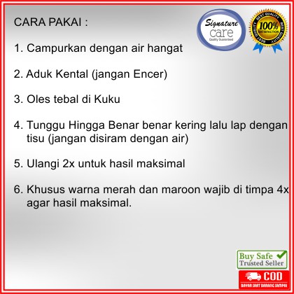 Kutek Bubuk Henna Pacar kuku Arab Original HALAL Tanpa Campuran murah Bagus