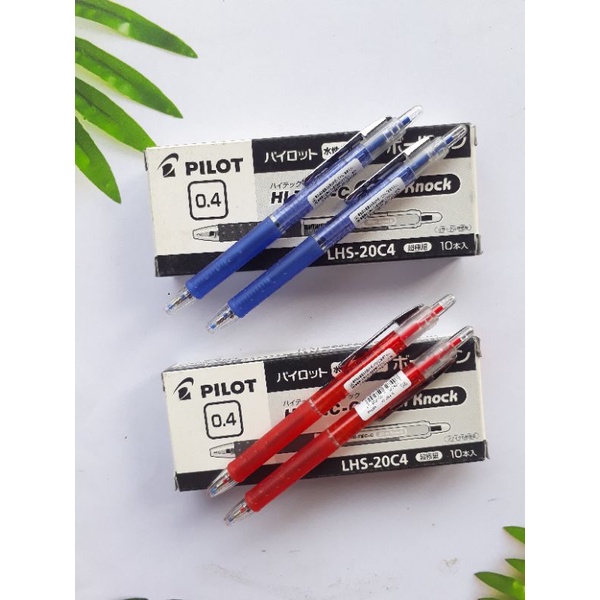 

Pulpen Pilot Pen Hi-Tec C Slim Knock LHS-20C4 0.4