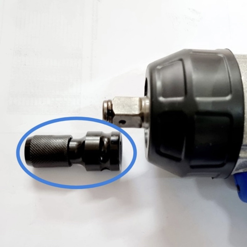 Adaptor impact wrench untuk impact driver / obeng angin