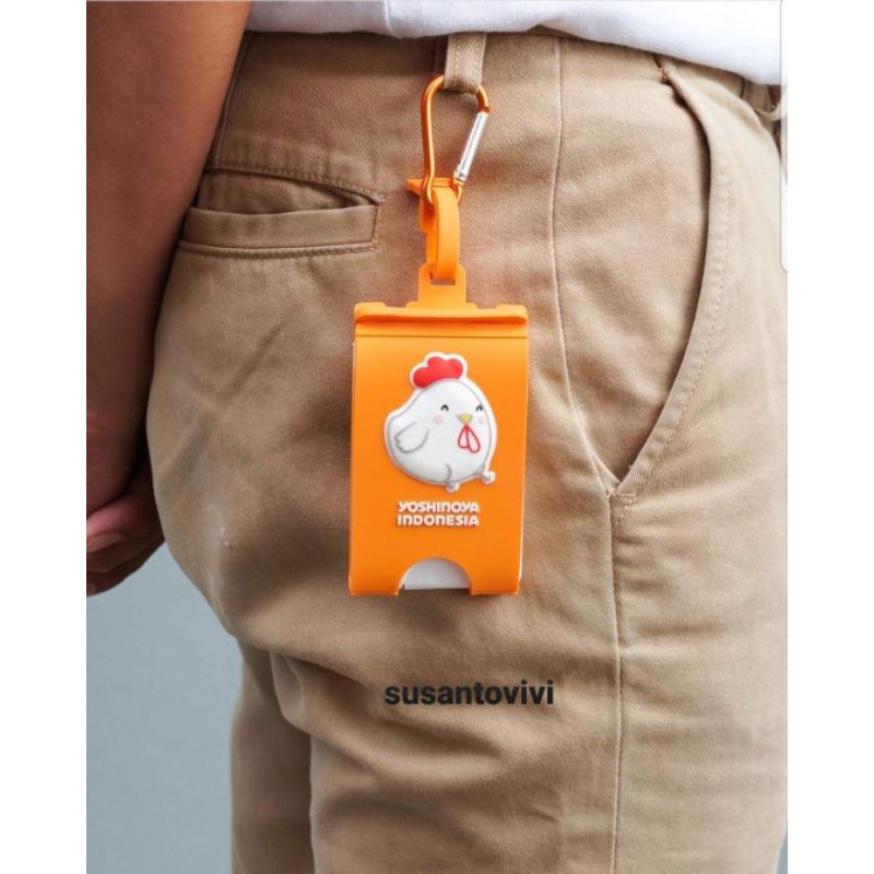 Yoshinoya Holder and Sanitizer Spray atau gel