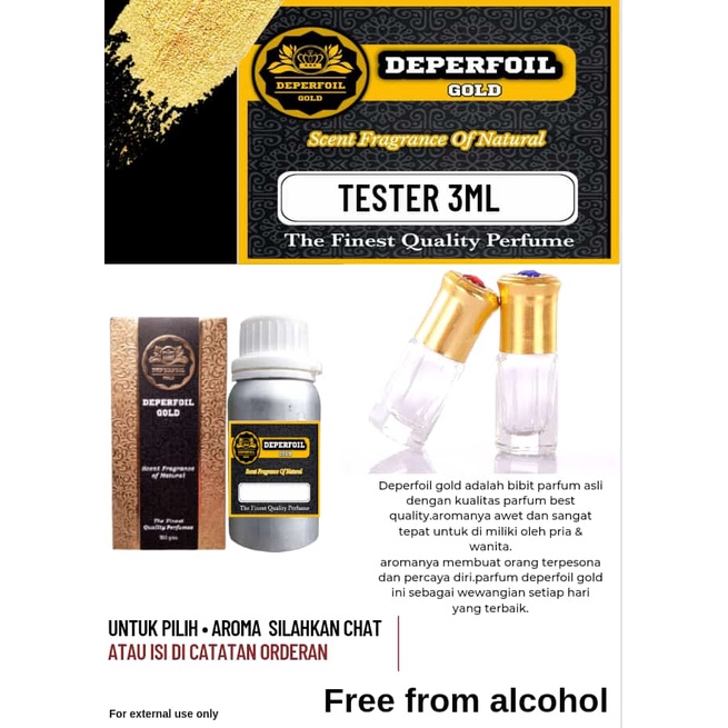 DEPERFOIL PARFUM ORIGINAL tester 3 ml