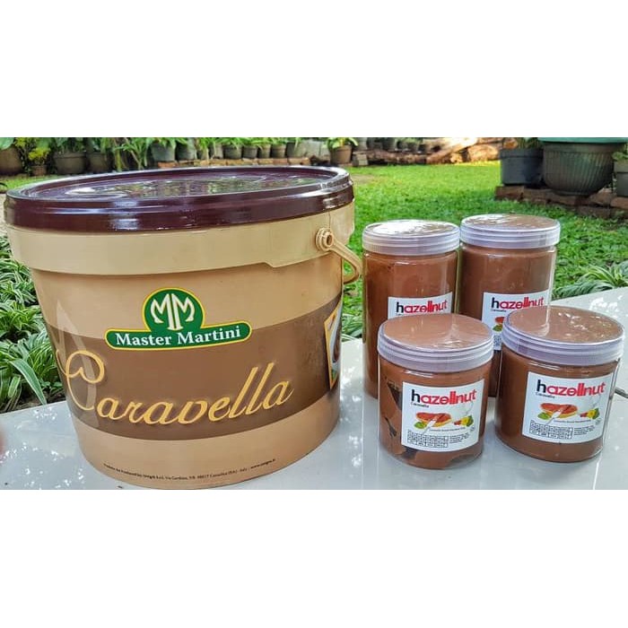 

COKLAT PASTA RASA NUTELLA IMPOR ITALY HALAL MERK CARAVELLA
