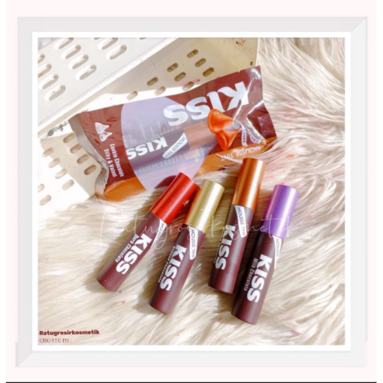 PROMO PER PCS!!!LIP GLOSS CHOCHOLATE MOUSSE TINT KISS BEAUTY NO.71029