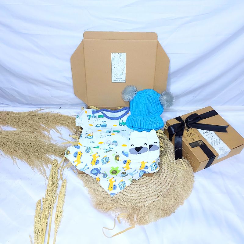 KADO BAYI | HAMPERS BAYI | JUMPER BAYI | JUMPSUIT BAYI | DRESS BAYI PEREMPUAN | BAJU BAYI LAKI LAKI | HAMPERS BAYI NEWBORN | HAMPERS BABY BOY | HAMPERS BABY GIRL | SETELAN ANAK LAKI LAKI | SETELAN ANAK PEREMPUAN | BABY GIFT | PARCEL NEWBORN | KADO LAHIRAN-blue truck boy