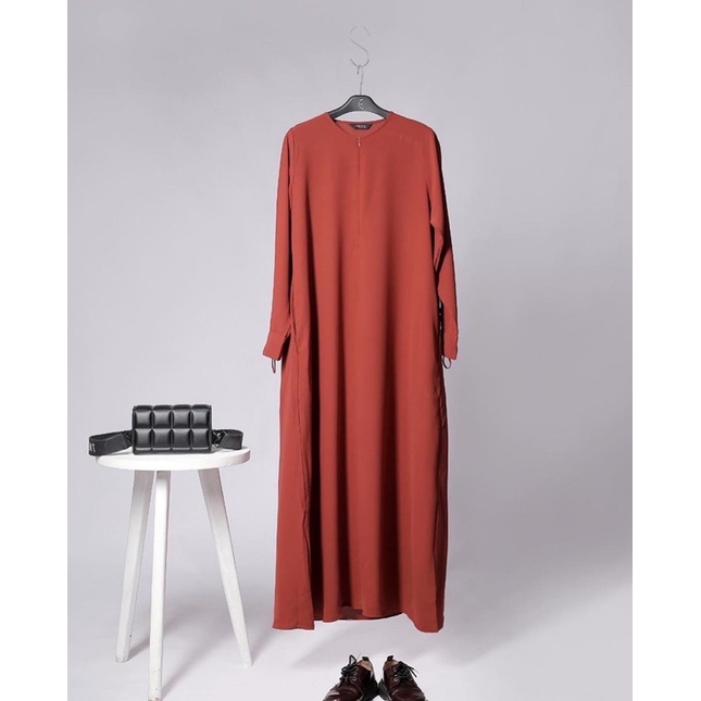 New Saila Dress @aljenna.id Cinnamon Size S