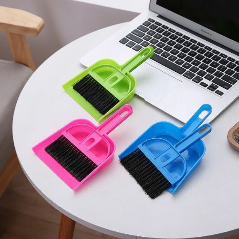 SAPU MINI SET / SAPU PENGKI MINI SET SERBAGUNA / DUSTPAN SET SEROKAN - UA