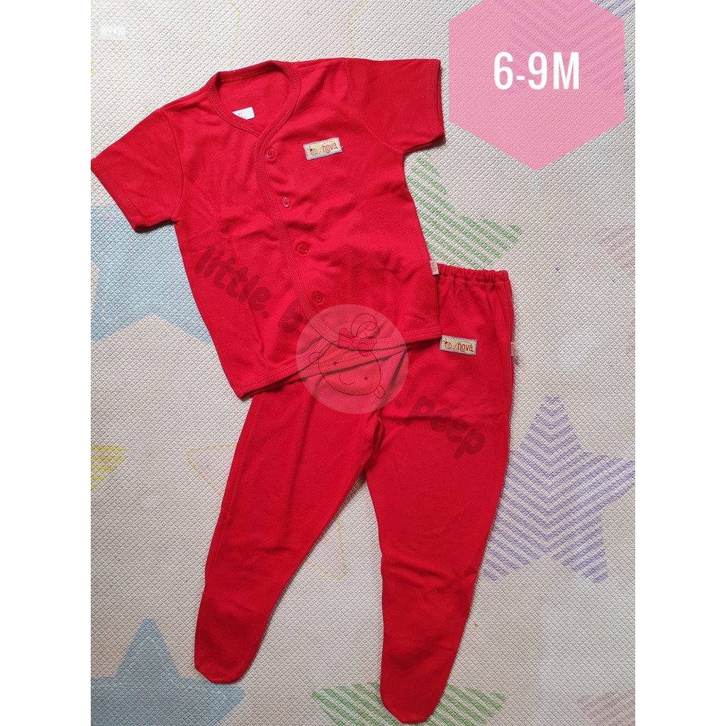 NEW Setelan Nova merah -  Baju anak / baju bayi / baju baby / preloved baju anak / baju anak perempu