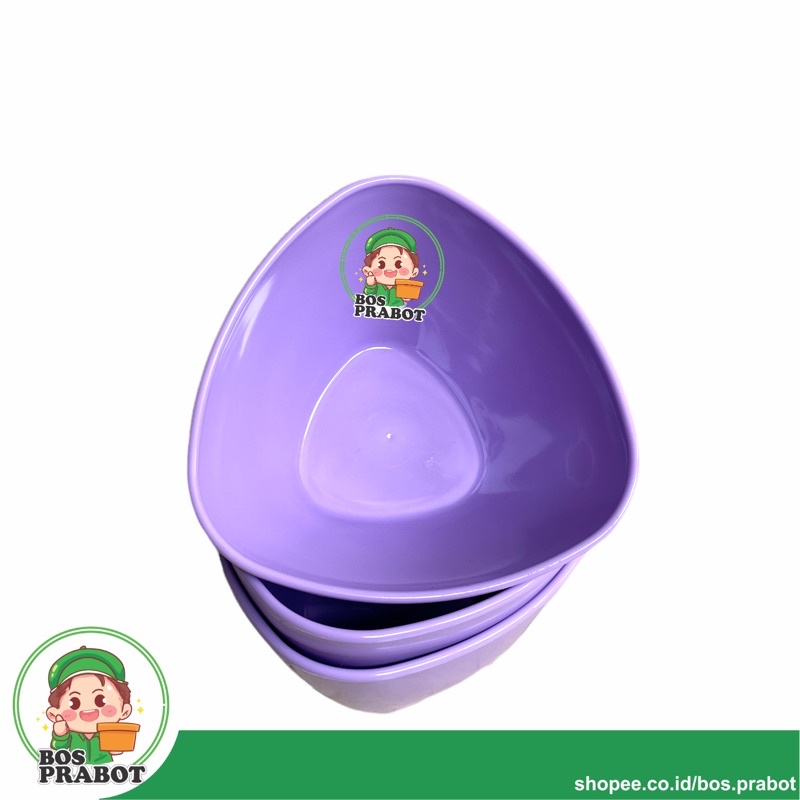 MANGKOK MELAMIN SEGITIGA / MANGKOK BAKSO MELAMIN BENTUK SEGITIGA / MANGKOK BAKSO MELAMIN UNIK