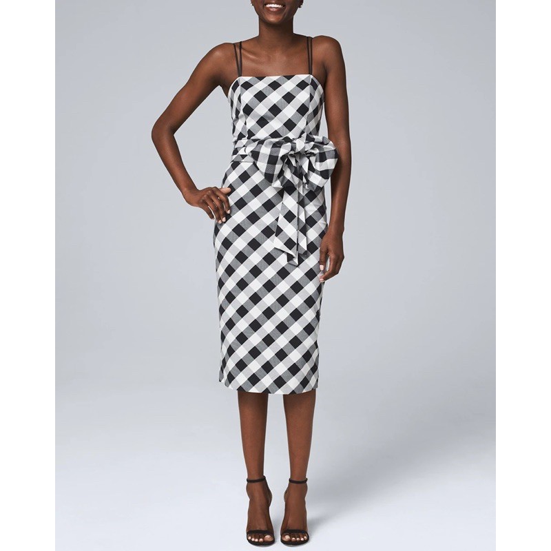 Gingham Sheath Dress White House Black Market/WHBM
