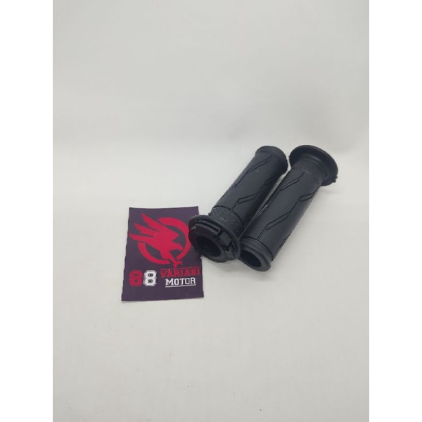 Handgrip Standar Bawaan Yamaha Dan Selongsong Gas