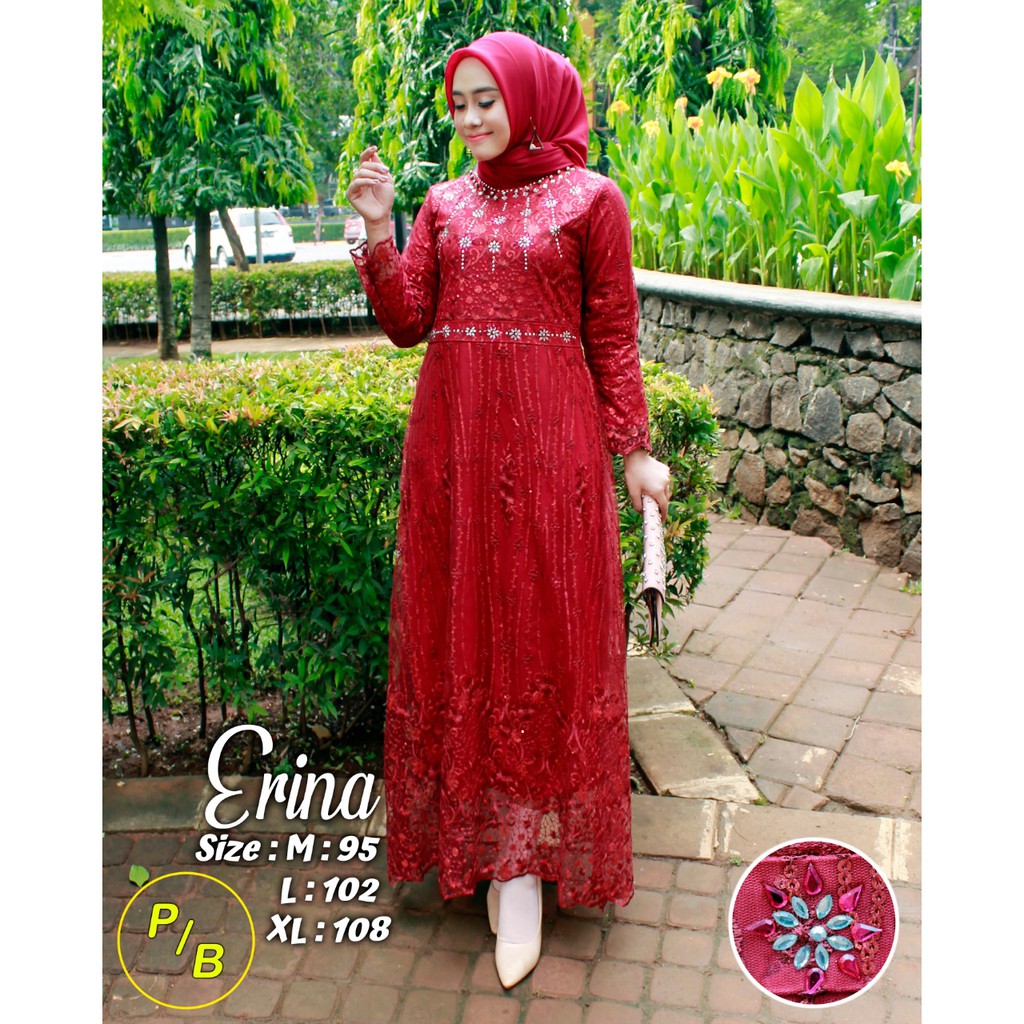 Aneka Warna Gamis Kebaya Erina