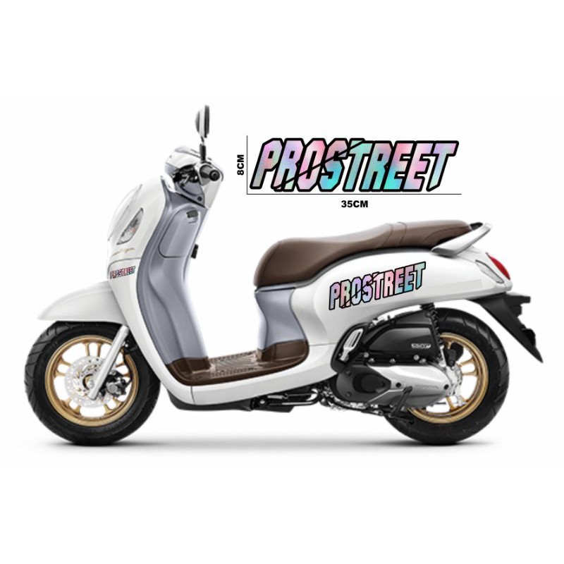 Sticker prostreet stiker cutting prostreet striping variasi scoopy beat vario mio