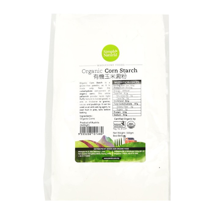

Simply Natural Organic Corn Starch