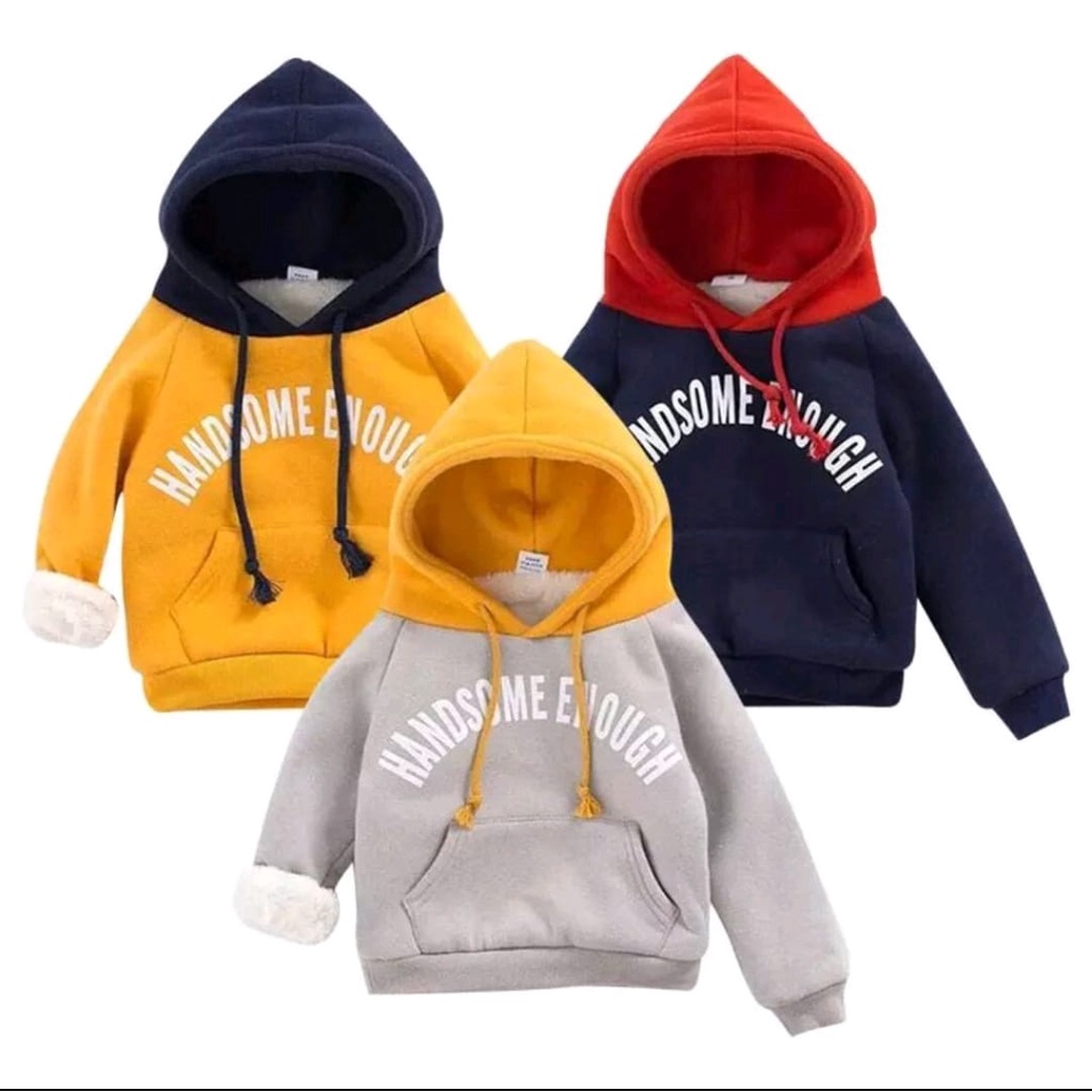 HOODIE HANDSOME ANAK SIZE 1-5 TAHUN TERBARU BAHAN BABYTERRY TERBARU TERLARIS AMAN DAN NYAMAN DIPAKAI LEMBUT