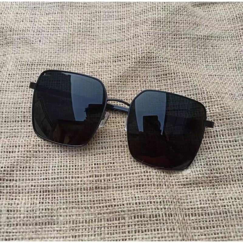 Kacamata kotak hitam besar pria / wanita