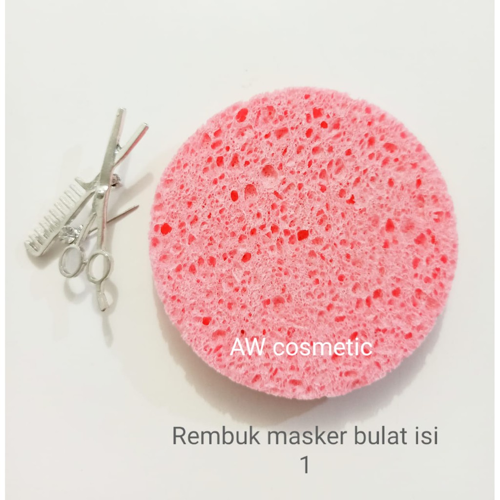 Jual Rembuk Spons Masker Bulat Tebal A Pcs Shopee Indonesia