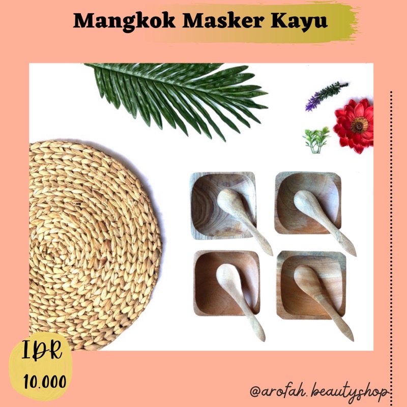 MANGKOK MASKER KAYU/ MANGKOK KAYU/ MANGKOK MASKER