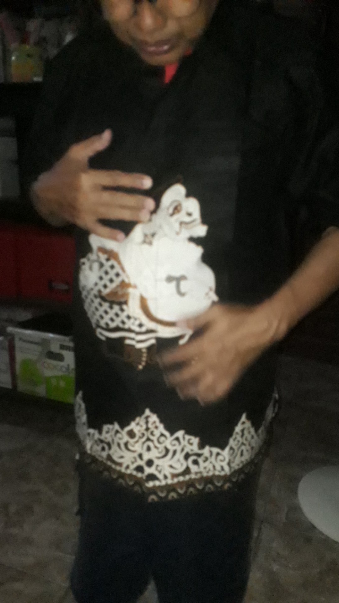 Kemeja Batik Lengan Pendek Batik Ori Nareswari Motif Semar Pendk Batik Solo Seragam Batik (1kg=5pcs)