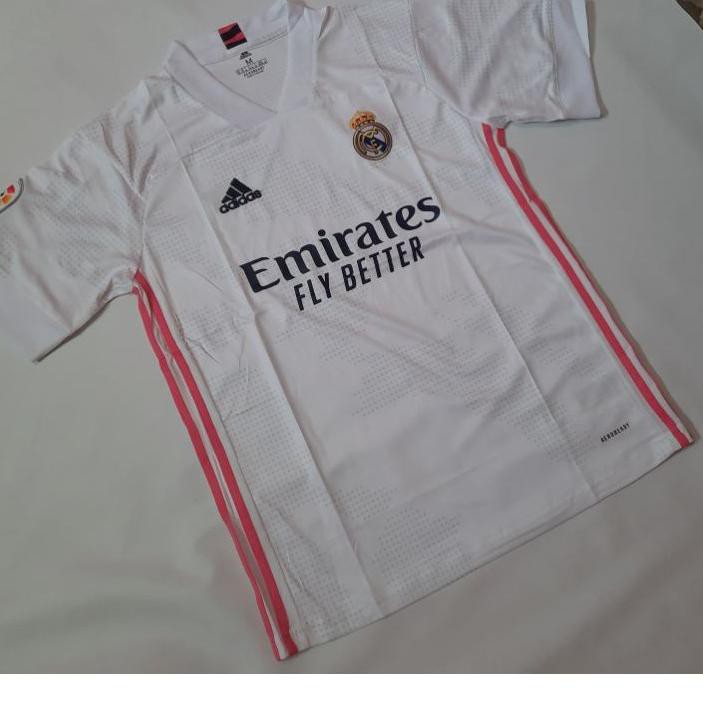 Jersey Baju Bola Real Madrid Home Official 2020 2021 [KODE PRODUK 378]