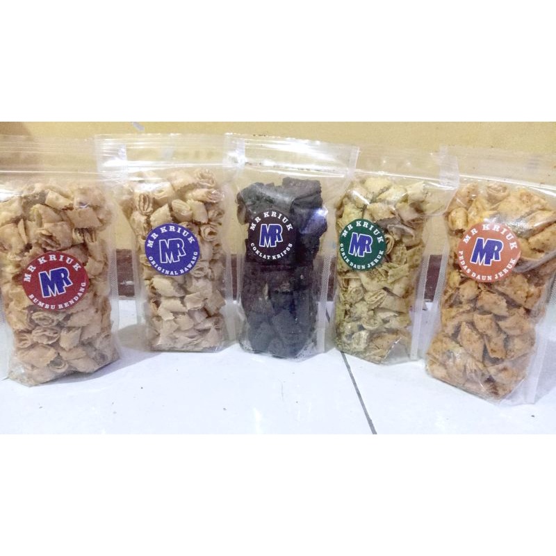 

Kripik Bawang MR Kriuk Kemasan Pouch 100gr