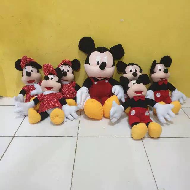 Boneka mikky minnie beranak 6