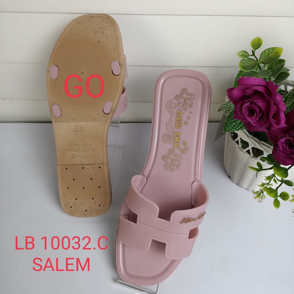 elgo BB NEW ERA LB 10032.B Sandal Selop Wanita Karet Sandal Slop Jelly Sendal Cewek