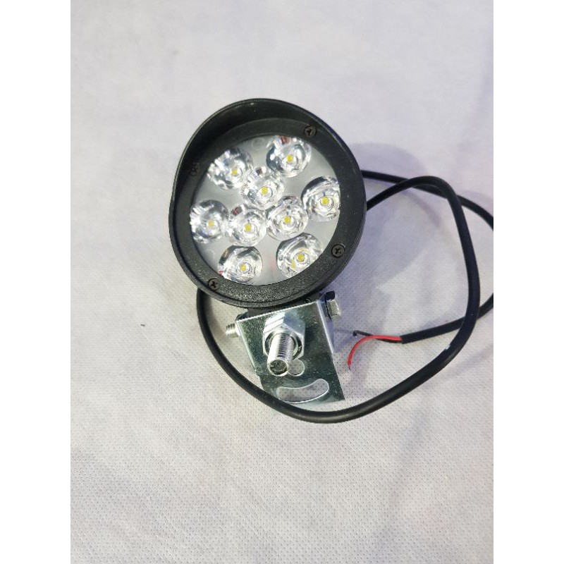 Lampu tembak sorot Cree topi 9 mata bulat HJG alumunium waterproof