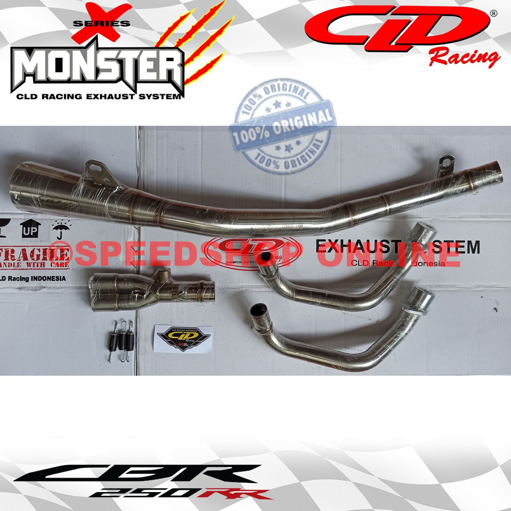 knalpot cld honda new cbr250rr cbr 250rr New Ninja 250  original type monster x