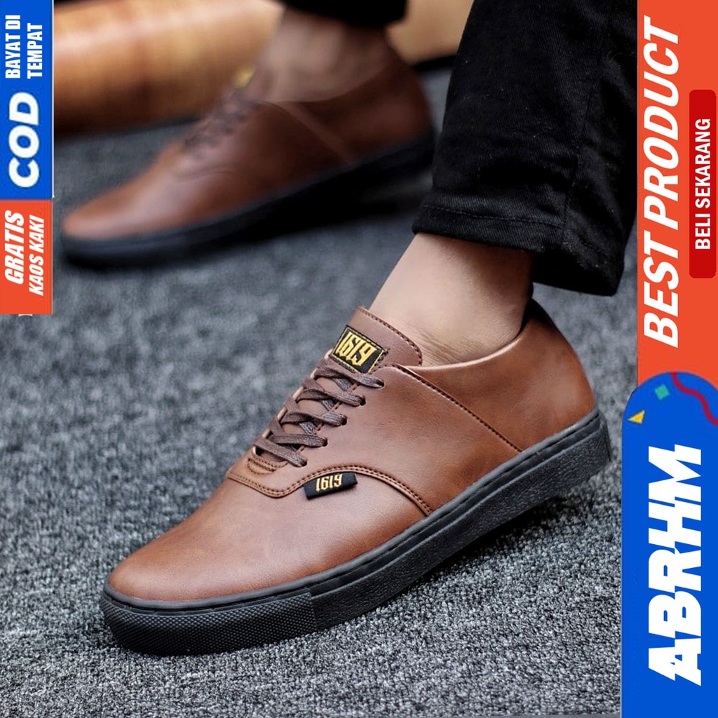 Abrhm Authentic - Sepatu Formal Pria Casual