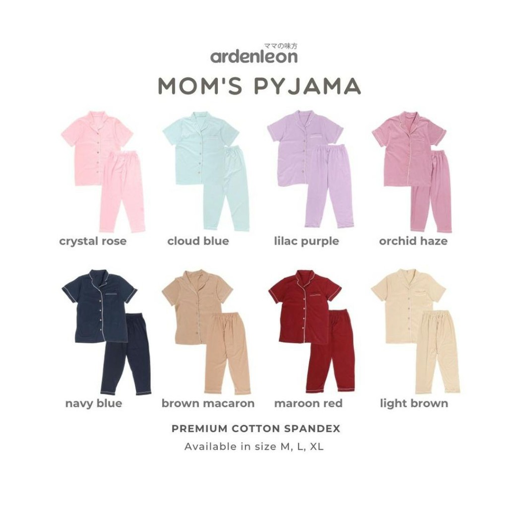 ARDENLEON MOM PIYAMA / PIYAMA IBU / BAJU TIDUR