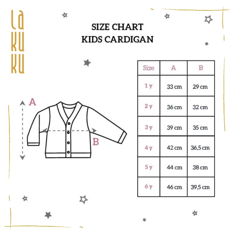 Lakuku - Little Palmerhaus Kids Cardigan New Colors 1-6 tahun Premium Cotton Jaket Sweater