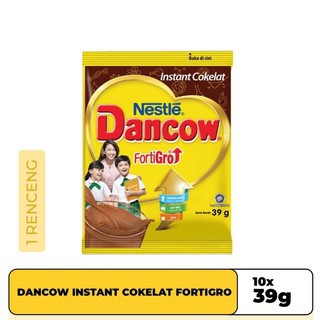 1 RENTENG DANCOW SACHET INSTANT /  COKLAT ISI 10 SACHET