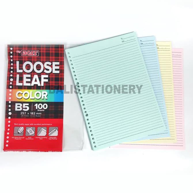 

Favorit] Refill Loose Leaf B5 Colors - Biru