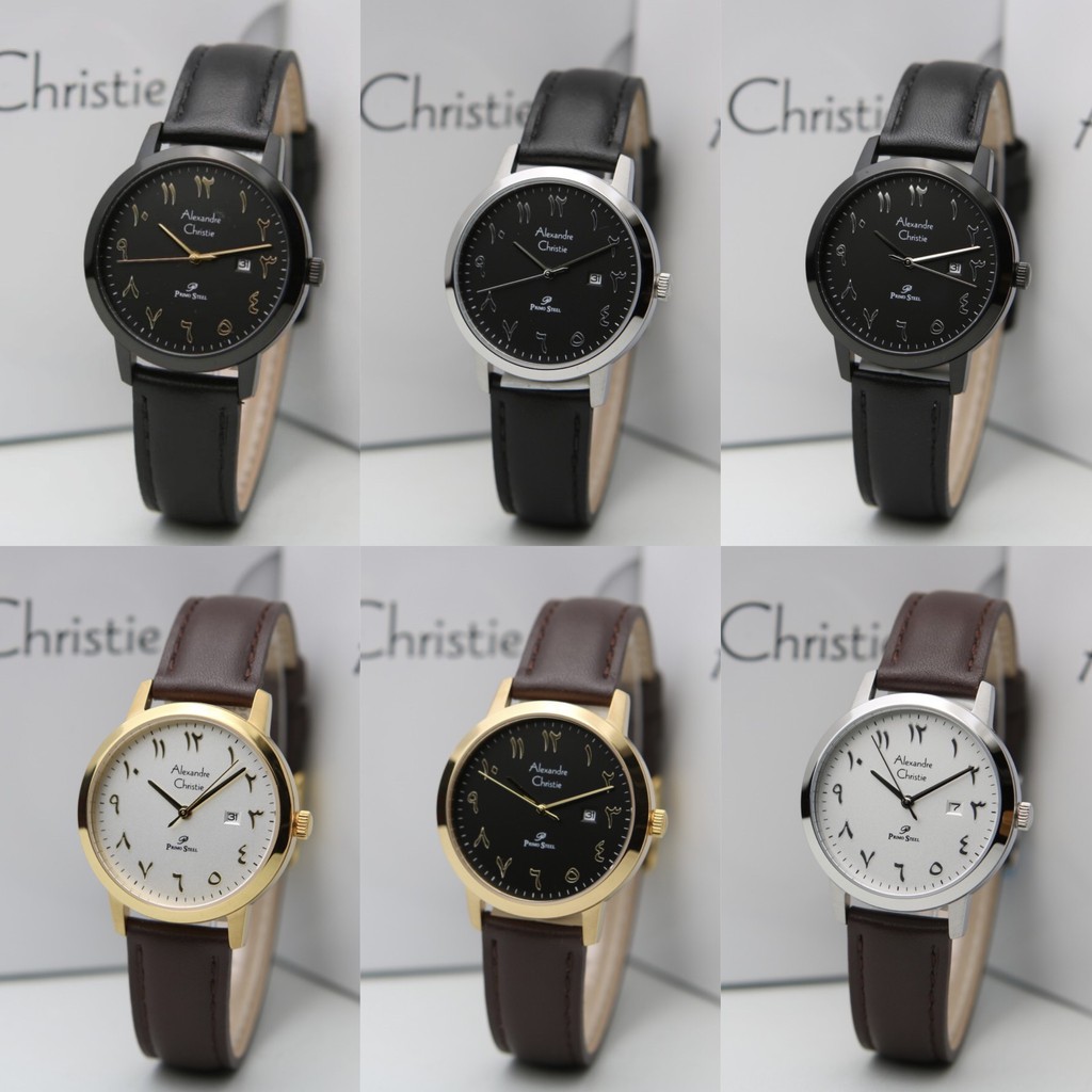JAM TANGAN ALEXANDRE CHRISTIE WANITA AC 1024 LD ORIGINAL KULIT